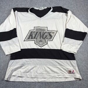 Vintage Nutmeg Mills Wayne Gretzky LA Kings Hockey Jersey T-Shirt XL Made in USA